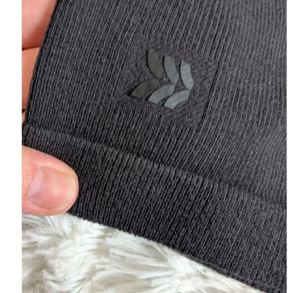 All In Motion Ribbed Stretchy Spandex Ribbed Longline Racerback Sports Bra Large - Picture 3 of 7